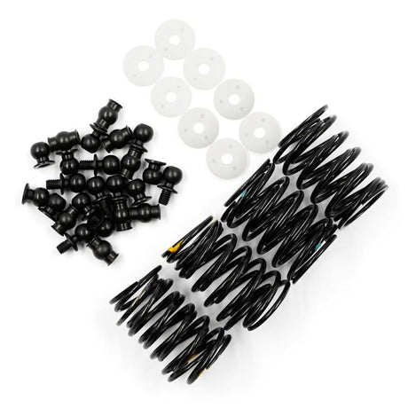 Yeah Racing Aluminum Big Bore Go 50mm Damper Set 4pcs for 1/10 RC Touring Car Red