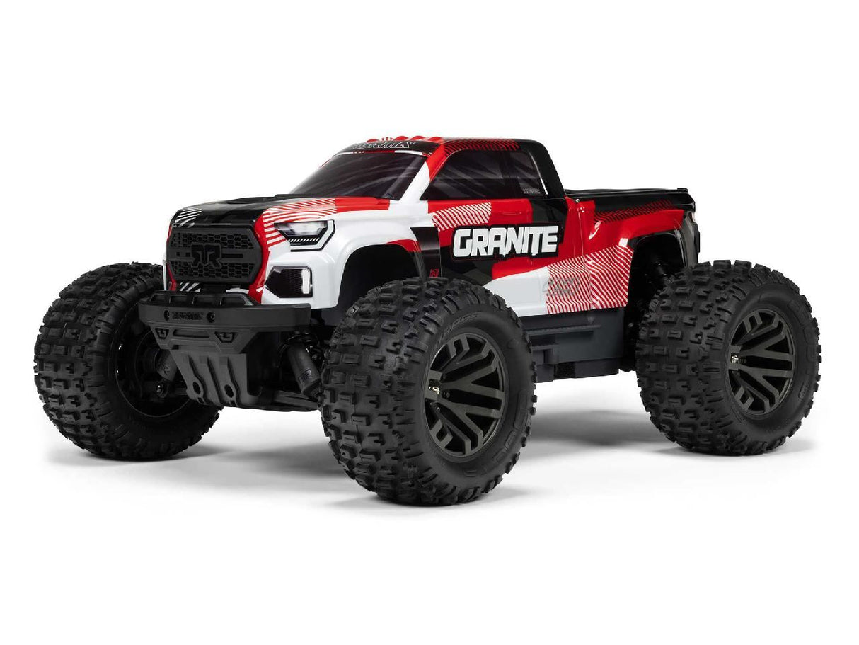 Arrma 1/10 Granite 223S Dsc 4X4 Rtr Brushless Monster Truck, Red
