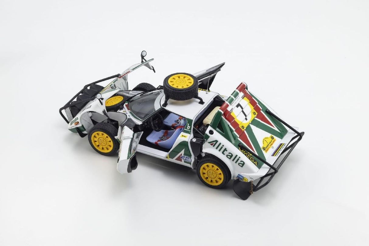 Kyosho 1:18 Lancia Stratos Hf S.Munari 3Rd Safari Rally 1977 Nr.7