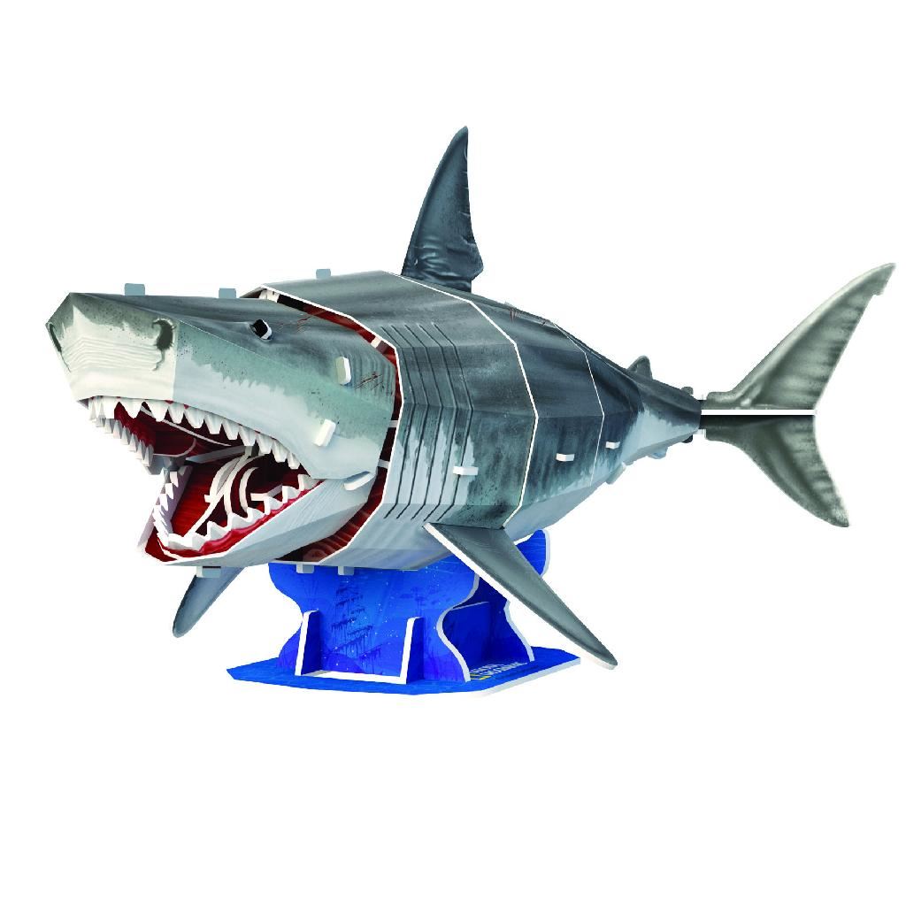 Cubicfun Great White Shark (72 Pieces)