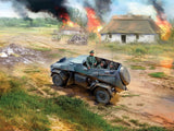 Icm Sd.Kfz. 247 Ausf.B With 3 Crew Figures