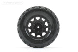 Jetko Ex Tyre Mt Rockform Black Wheel 2.8In Hex 12-14-17Mm (2)