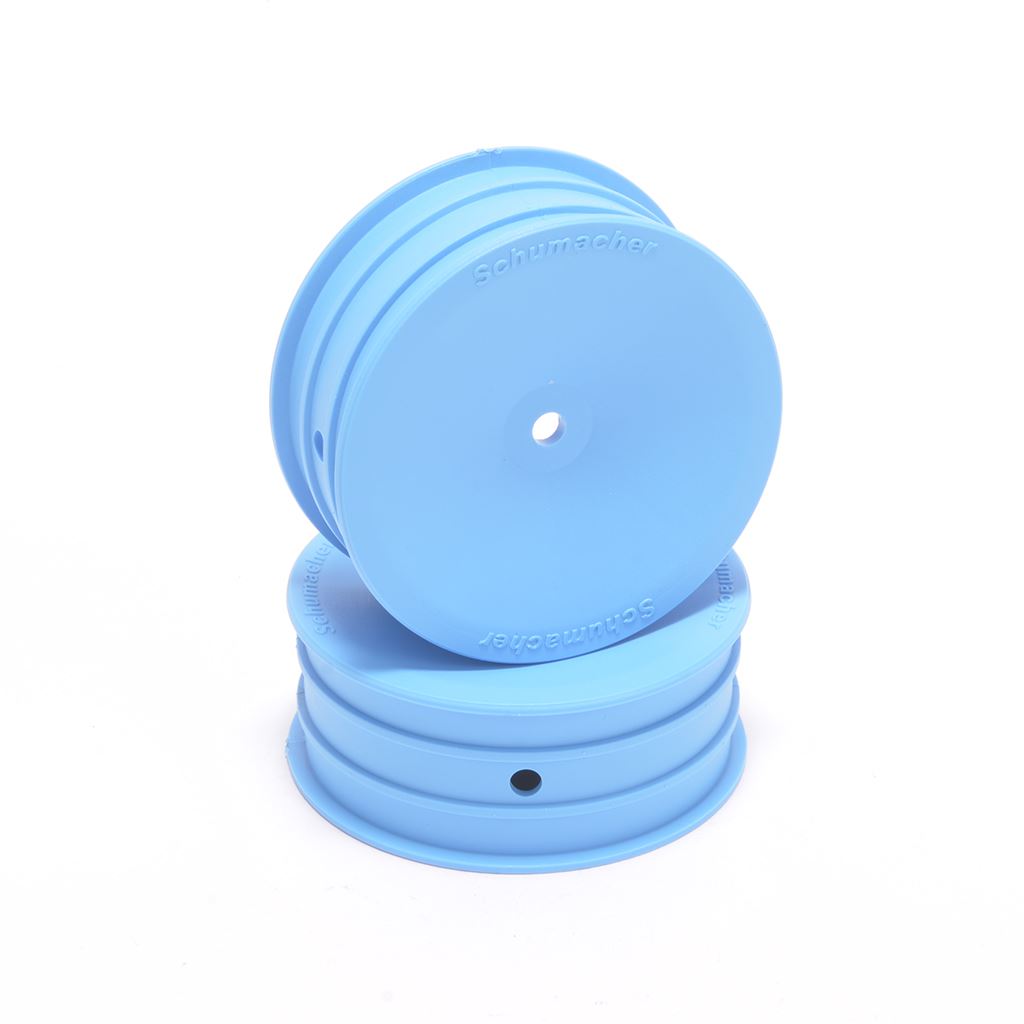 Wheel; Hex - Front Med - 2Wd - Blue - Pr