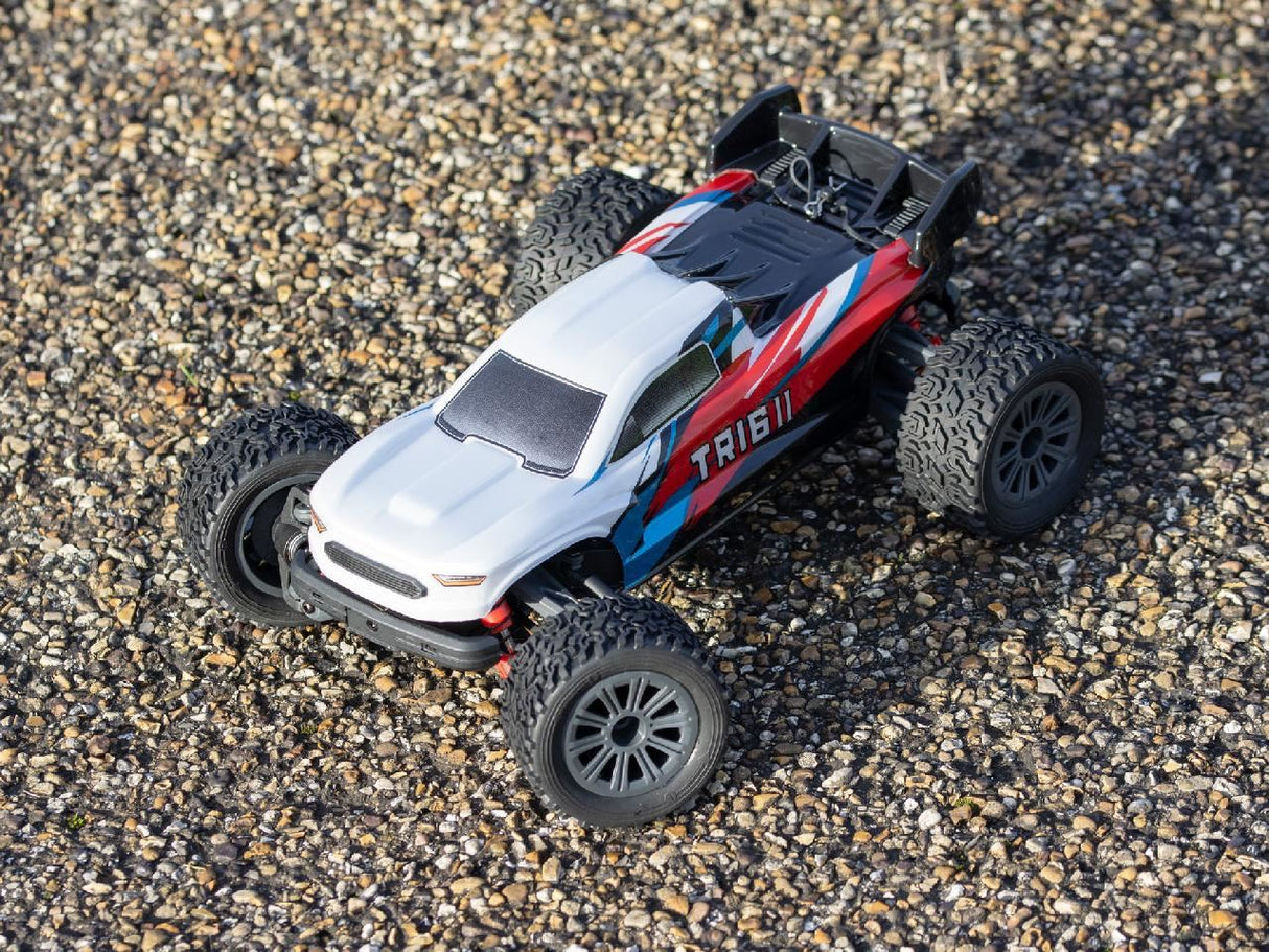 Pd Racing Tr16Ii Brushed Rc Truggy (Red, Blue & White)