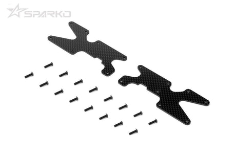 Sparko F8T Carbon Fiber Front Arm Inserts  2Mm (2)