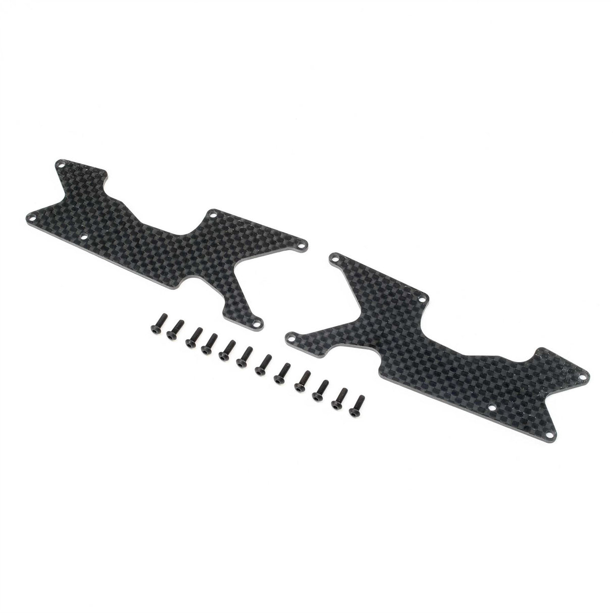 TLR Rear Arm Inserts, Carbon: 8XT