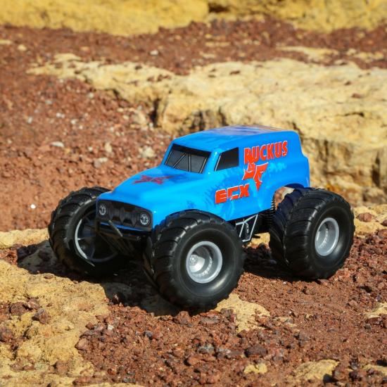 ECX Micro Ruckus 1/28 2WD RTR Blue (ECX00008T1)