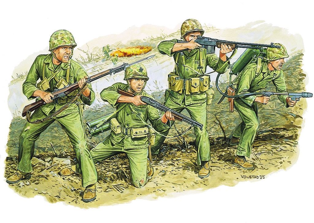 Dragon Us Marines (Iwo Jima 1945