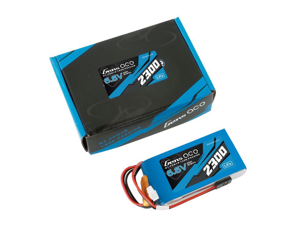 Gens Ace Li-Po 2S 7.4V 2300Mah Tx With Futaba