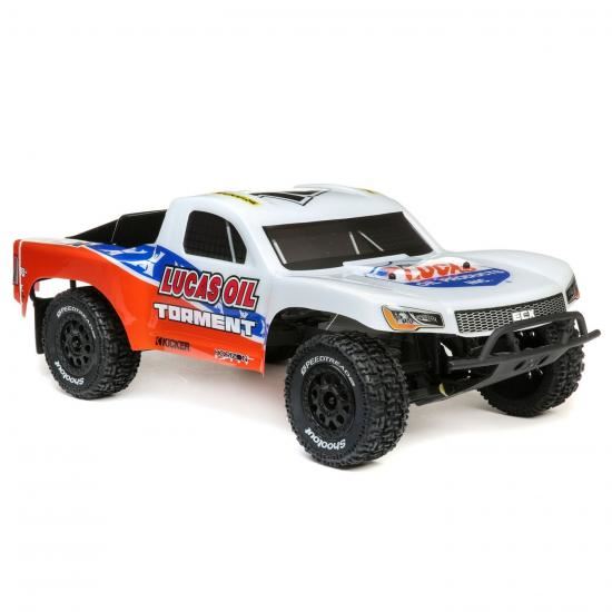 ECX 1/10 2WD Torment SCT : RTR White/Orange (ECX03433T2)