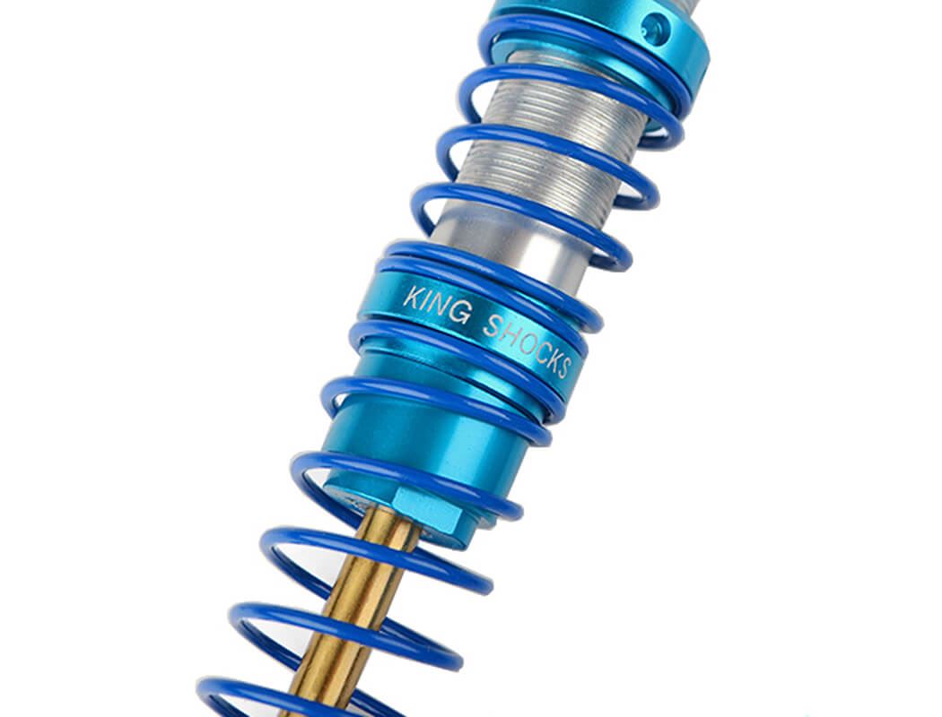 Rc4Wd King Off-Road Racing Shocks 90Mm Silver/Blue