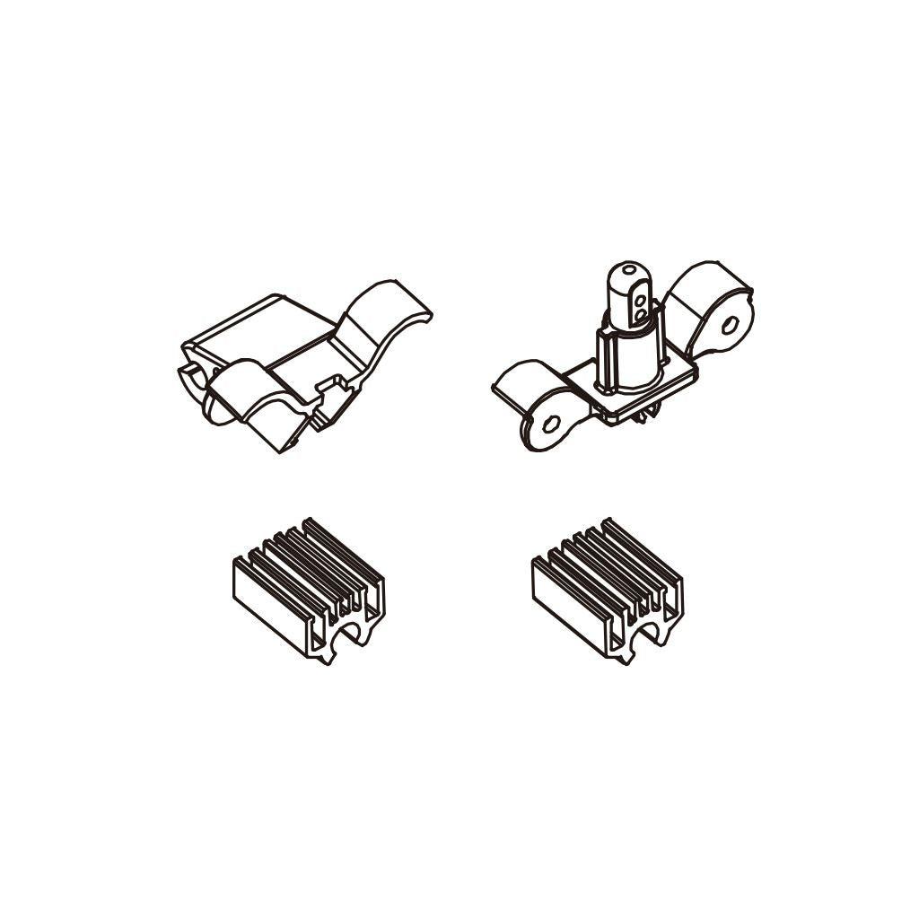 Pd Racing Fr. Shock Absorber Frame
Wire Clamp    2Pcs
