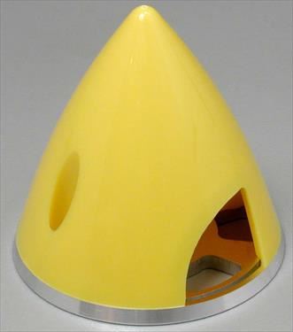 ELECTRIFLY Nylon Spinner with Aluminium Back 2" (51mm) Yellow