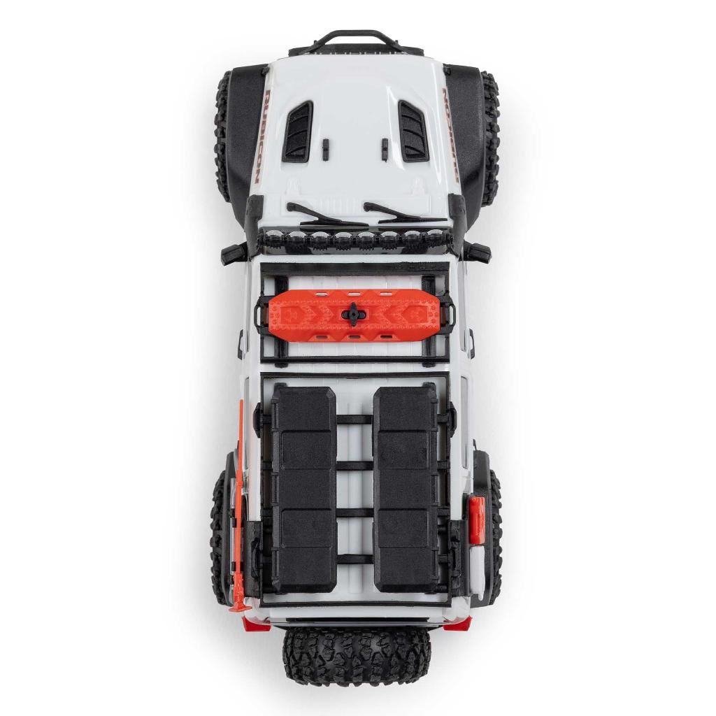 Axial 1/30 Scx30 Jeep Wrangler Jlu 4X4 Rtrrock Crawler White