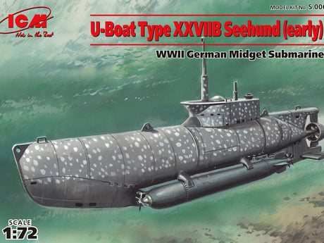 Icm U-Boat Type Xxviib 'Seehund' (Early), Wwii German Midget Submarine
