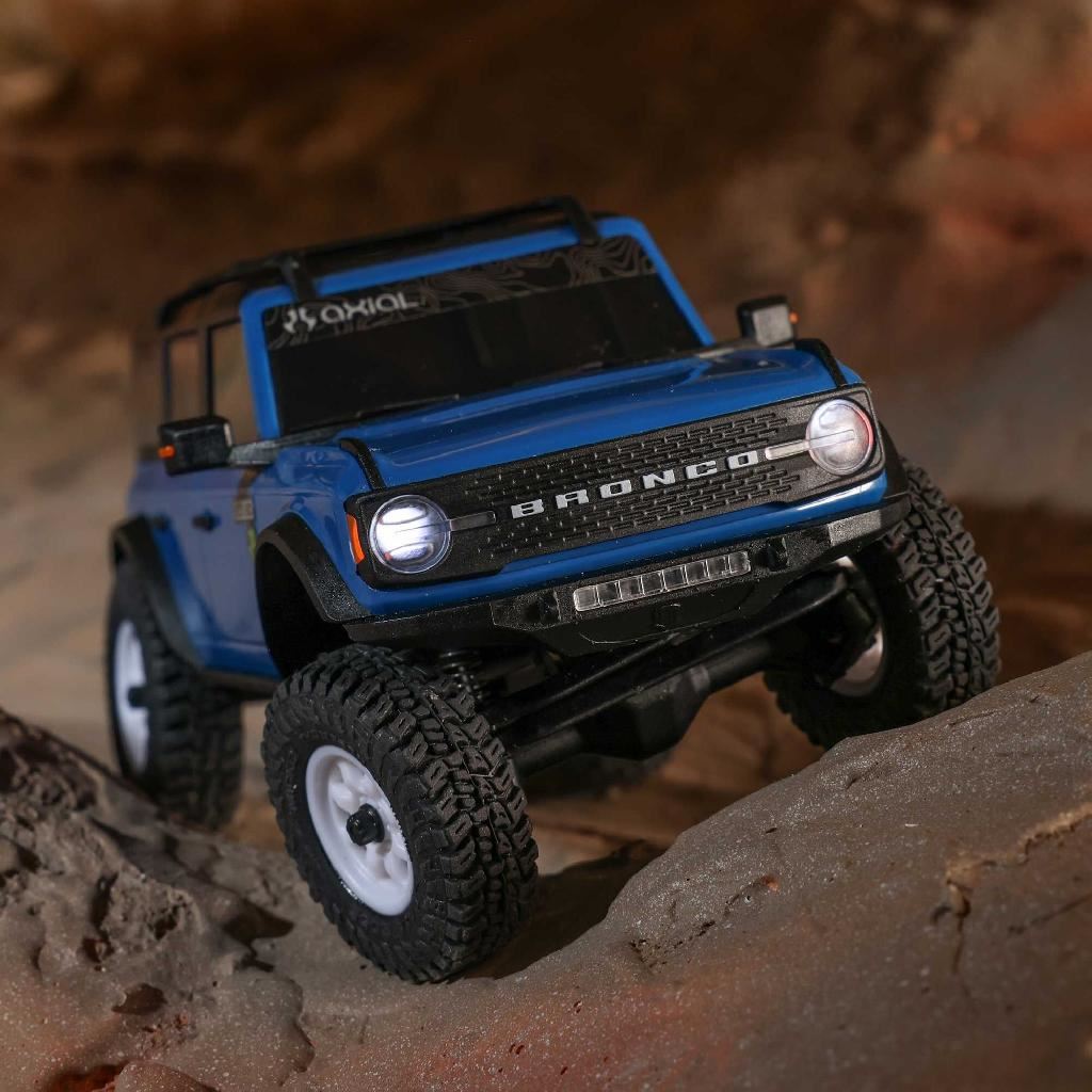 Axial 1/30 Scx30 Ford Bronco 4X4 Rtr Rock Crawler Blue