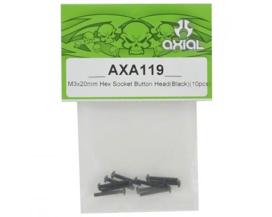 AXIAL Hex Socket Button Head M3x20mm (10)