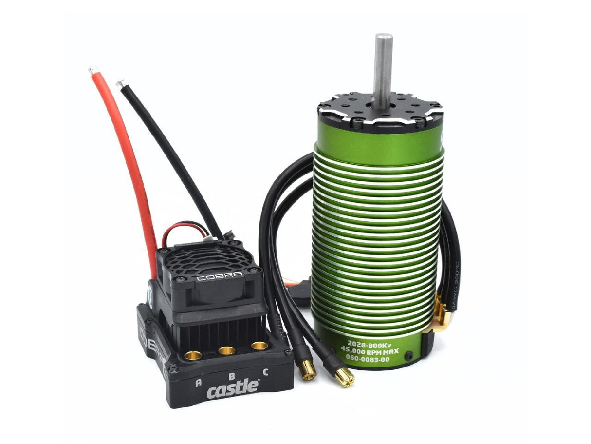 Cobra 6, 33.6V, 8A Peak Bec W/2028-800Kv Sensored Motor