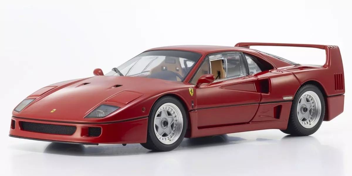 Kyosho 1:18 Ferrari F40 Lw Red Nigel Mansell Die-Cast Collection
