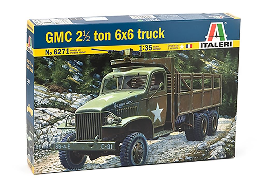 Italeri GMC 2 1/2 Ton, 6x6  truck RR