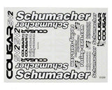 Schumacher Decal sheet - Cougar SV2 pk2