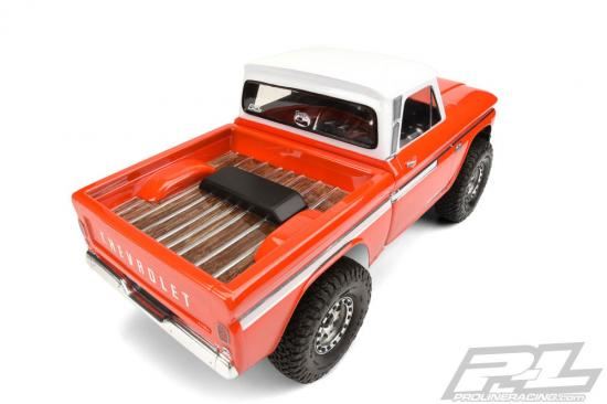 Proline 1966 Chevrolet C-10 Clear Body (Cab+Bed) Scx10 313