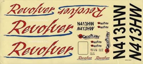 GPLANES Decal Revolver .61 ARF