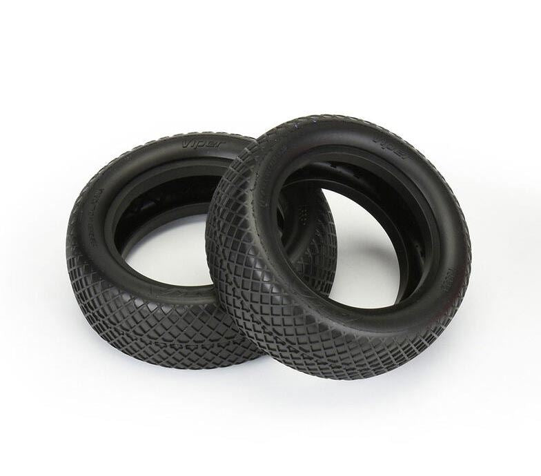 Aka Viper 1:10 Buggy Tyre Medium Soft Front 4Wd Without Insert (2)