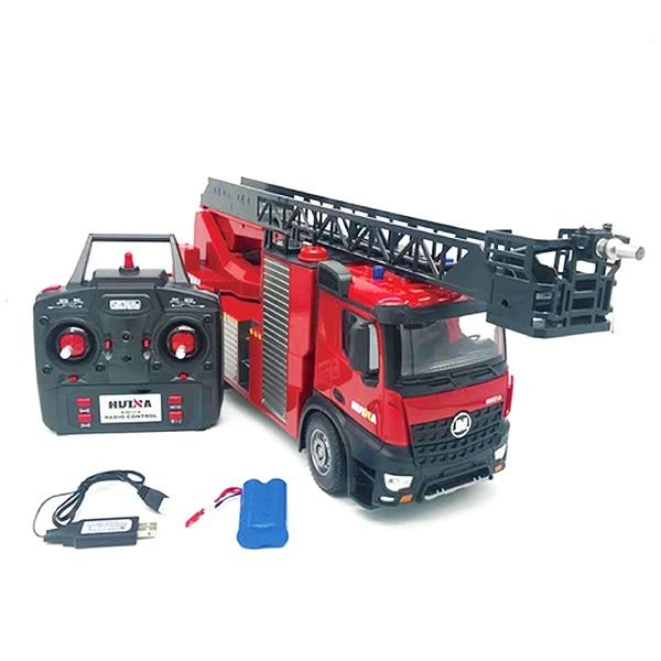 HUINA 1/14 FIRE TRUCK WITH LADDER AND HOSE