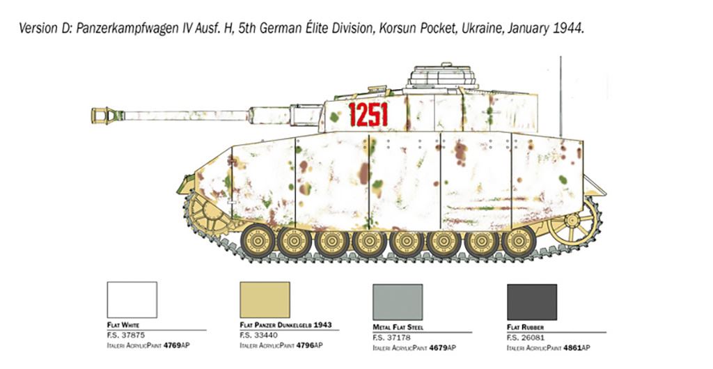 Italeri Pz. Kpfw. IV Ausf. H