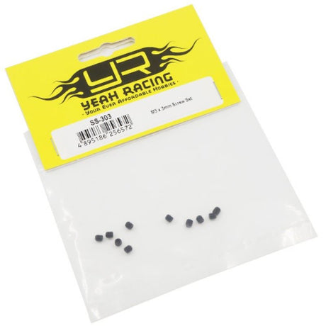 Yeah Racing Steel Set Screw M3x3mm For Pinion