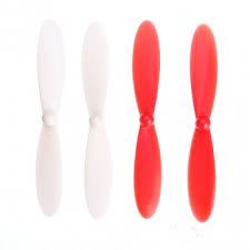 HUBSAN X4D MINI QUADCOPTER PROPELLORS (RED/WHITE)