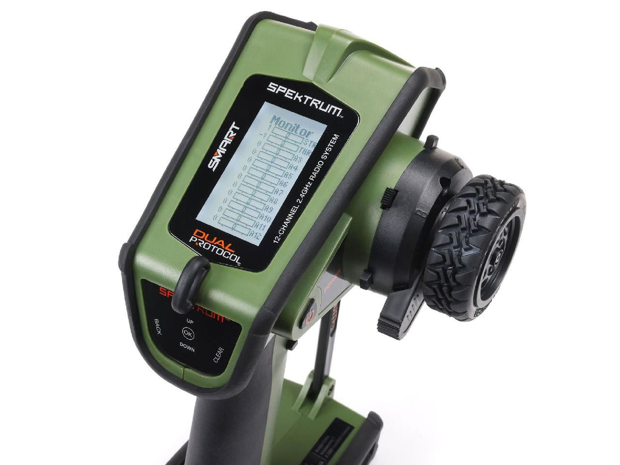 Spektrum Dx Rugged+ 12-Channel Dsmr+ Transmitter, Green