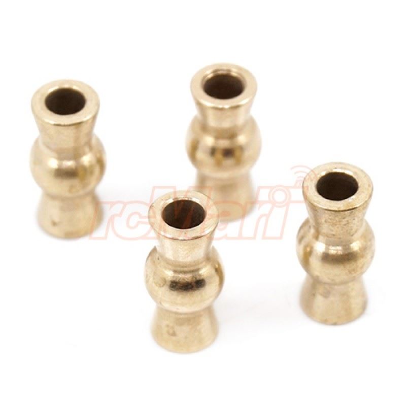Yeah Racing Brass Ball Head 4pcs for Traxxas TRX-4