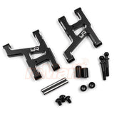 Yeah Racing Aluminum Front Suspension Arm Set For Tamiya WR02CB Black