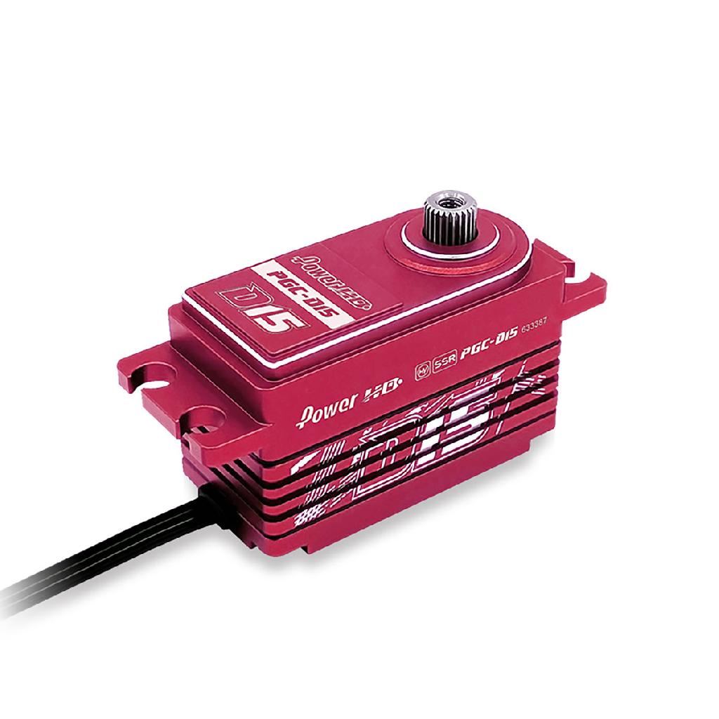 Servo Power Hd D15 Red Low Profile Reverse Wire Drift/Tc(18Kg/0.085S)