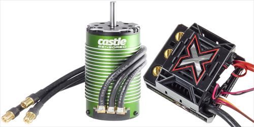 CASTLE Monster X 25.2V ESC, 8A BEC W/1512-2650kV Sensored (CC010-0145-04)