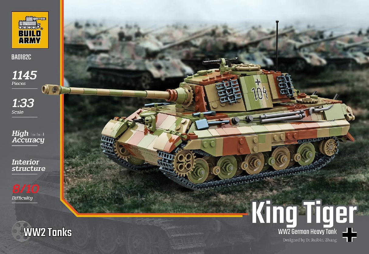 Build Army King Tiger (Tiger Ll) in Camo