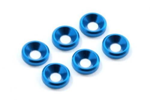 Fastrax M3 Csk Washer Blue