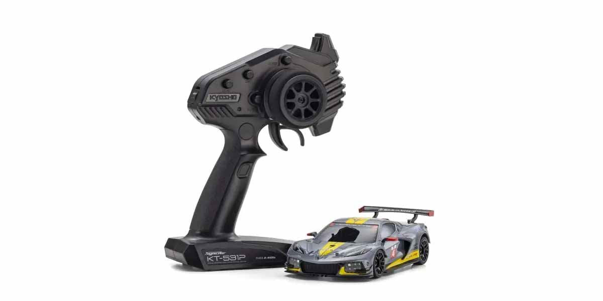 Kyosho Mini-Z Mr04 Rwd Corvette C8-R Gun Metal (W-Mm/Kt531P)