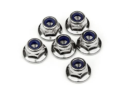 Maverick Flanged Lock Nut M3 6Pcs