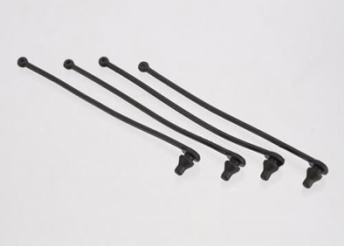 TRAXXAS Body clip retainer, black (4)