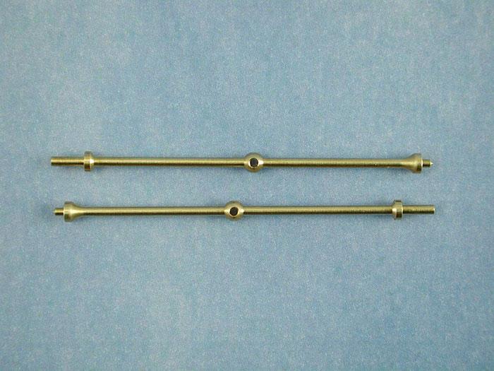 Radio Active 1 Hole Capping Stanchion, Brass 40mm (pk10)