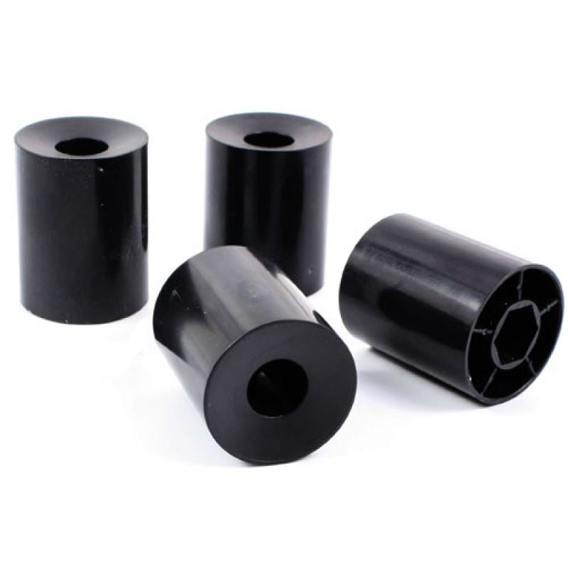 Yeah Racing F1 Rear Racing Dish Wheel Set (4pcs) Black for Tamiya F103