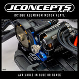 Rc10B7 Aluminum Motor Plate - Black