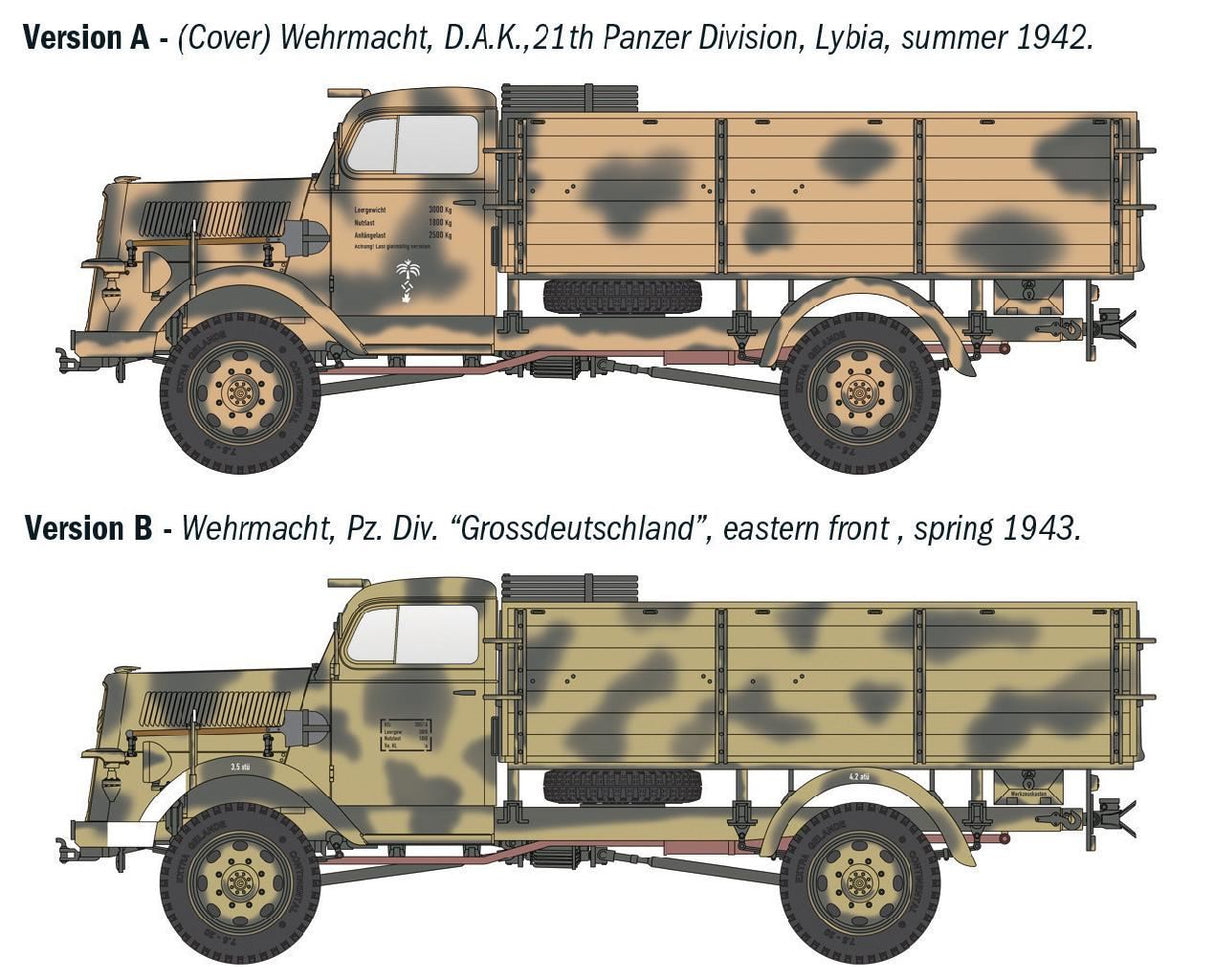 Italeri Kfz. 305 Opel Blitz Typ A 4X4
