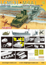Dragon LCM(3) LANDING CRAFT + M4A1 w/DEEP WADING KIT