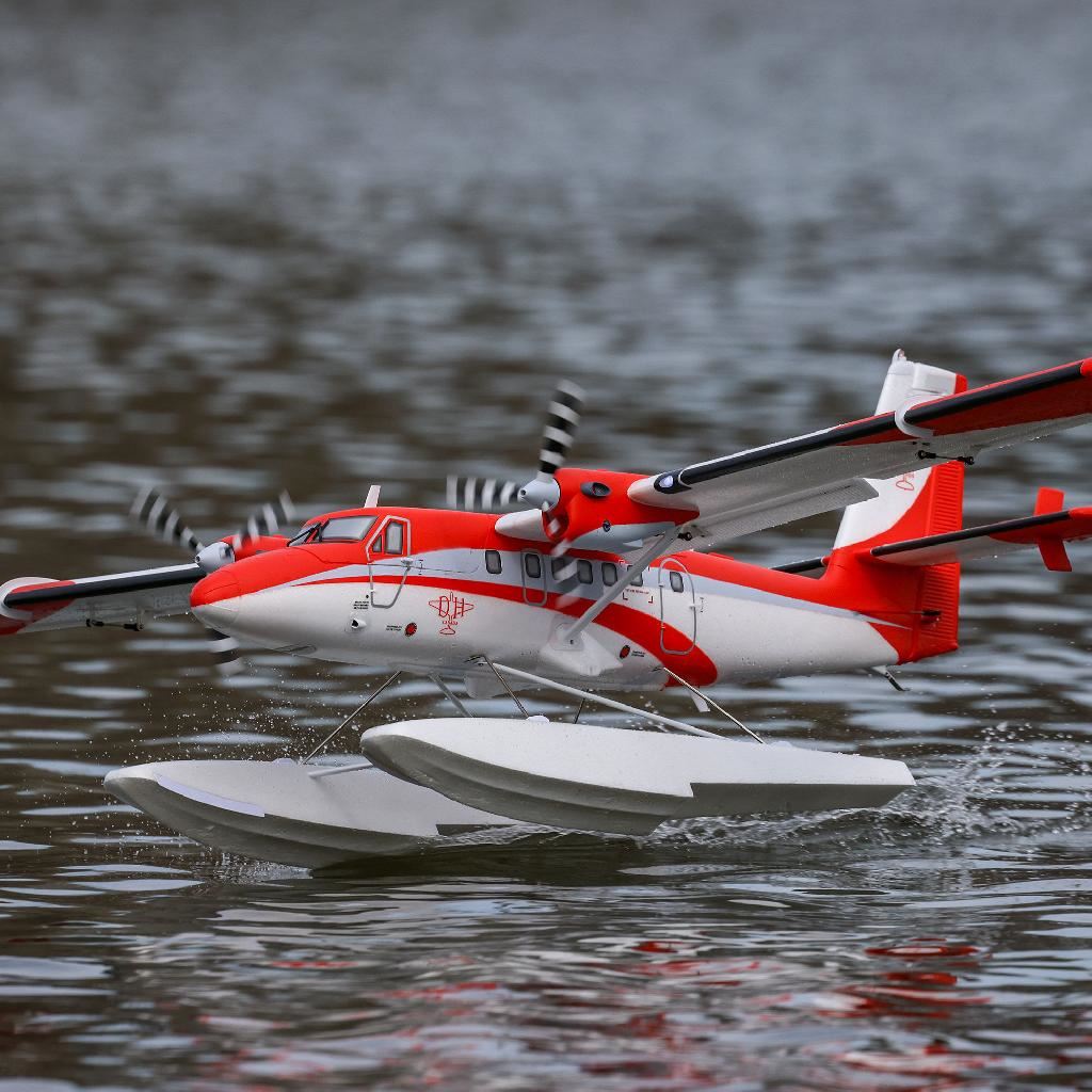 E Flite Dhc-6 Twin Otter 1.4M Pnp Combo With Floats