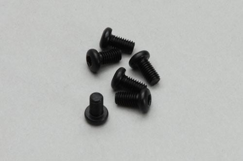 River Hobby Round Head Screws M3 x 6 (6pcs)