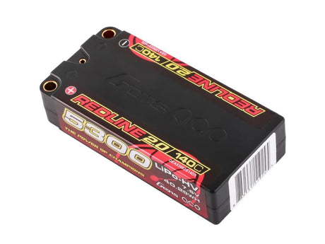 Gens Ace Li-Po HV Car Hard Case 2S2P 7.6V 5300mAh 140C RL2 Short 5mm